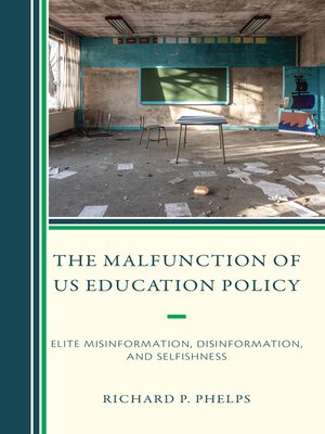 cover image of The Malfunction of US Education Policy